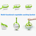 Rotating Vegetable Cleaning Dehydration Basket