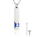 Hexagon Stainless Steel Urn Necklace
