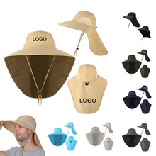 Wide Brim Sun Hat with Neck Flap