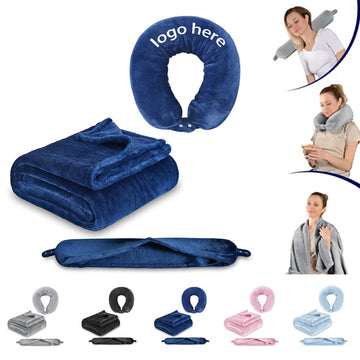 2 In 1 Blanket With Cozy Neck Pillow Case
