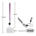 Retractable Lanyard Card Holder