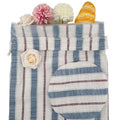 Single Layer Striped Drawstring Bread Bags