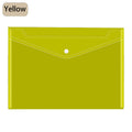 A4 Snap Button File Bag - Transparent