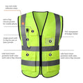 Multi-Pocket Reflective Safety Vest