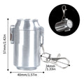 Metal Pocket Cola Cans Shape Outdoor Ashtray With Keychain