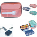 4 Compartment Portable Lunch Box