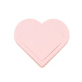 PU Leather Heart-Shaped Bookmark