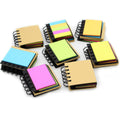 Portable Spiral Notebook Combination Sticky Notes