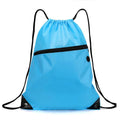 18" Drawstring Backpack With Front Zipper Pocket
