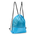 Polyester Drawstring Sports Backpack With Zipper Pocket