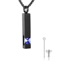 Hexagon Stainless Steel Urn Necklace