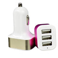 3 Port Usb Car Charger Adapter
