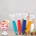Silicone Handle Hanging Hole Ice Cream Piller Spoon