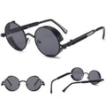 Steampunk Style Round Sunglasses