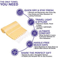 Turkish Beach Tassel Towels