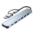 7-In-1 Usb Port Hub Extender And Usb Splitter