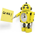 Stainless Steel Robot Alarm Clock
