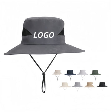 Outdoor Hiking Hat With Large Brim Sunscreen Visor