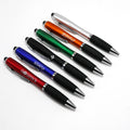 Personalized  3 in1 Stylus Logo LED Flashlight Pens