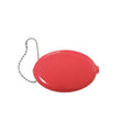Oval Coin Holder Keychain