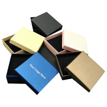 Cardboard Jewelry Boxes With Lids For Necklace Ring Earring Display Box