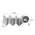 Stainless Steel Sauce Cup Taco Holder Set For 3 Tacos
