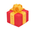 3 Inch  Screw-On Surprise Prank Gift Box - Christmas Edition