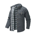 Retro Western Plaid Flannel Lapel Jacket