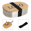 Wooden Lid Stainless Lunch Box