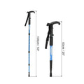 Foldable Telescopic Outdoor Hiking And Mountaineering Stick