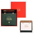 2026 Vertical Flip Desk Calendar Gift Box Set