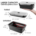 Collapsible Food Storage Containers With Lids