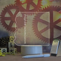 USB Charging Erasable Acrylic Glow-in-the-Dark Message Board