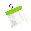 Transparent Auto-Closing Golf Tee Pouch with Carabiner
