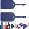 Pu Leather Luggage Bag Case Tags Name Id Labels Privacy