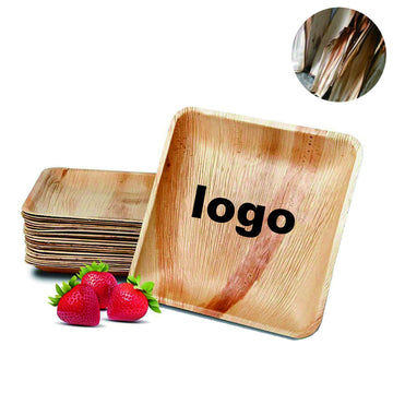 Square Palm Leaf Disposable Plates