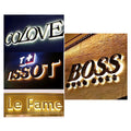 Stainless Steel Backlit Sign LED Word Sign