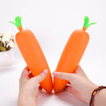 Carrot Shape Silicone Pencil Case