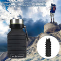 550ml Portable Foldable Sports Travel Silicone Water Bottle