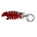 Fish Bone Bottle Opener Keychain