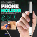 Functional Tool Pen With Mobile Phone Holder And Screwdriver