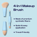 Portable 4 In 1 Makeup Brush Set