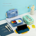 Eco-Friendly Wheat Straw Lunch Box with Cutlery