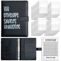 100 Envelope Challenge Savings A5 Loose-Leaf Notebook
