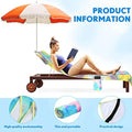 Tie-Dye Beach Towel Lounger Cover