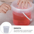 Reusable Clear Plastic Containers Pail Buckets With Lids