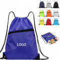 Oxford Cloth Drawstring Backpacks