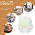 10.2 Oz Home Hexagonal Diamond Wine Glasses