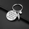 Lettering Custom Sliver Metal Keychain
