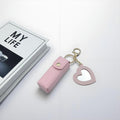 Lipstick Holder Keychain With Mirror